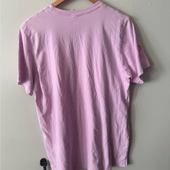 Vintage Y2K Pink “Chronic” T-Shirt Embroidered Bella Canvas Brand Size Large - Picture 5 of 6